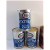 Image 2 : Esso Extra Multigrade 10W30 Motor Oil - Sealed and Esso Essolube HD Motor Oil Empty Can - PICK UP