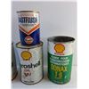 Image 3 : Shell Aeroshell Engine Oil, Gulf Fastflush for Cooling System - Sealed and Shell ATF Empty Can