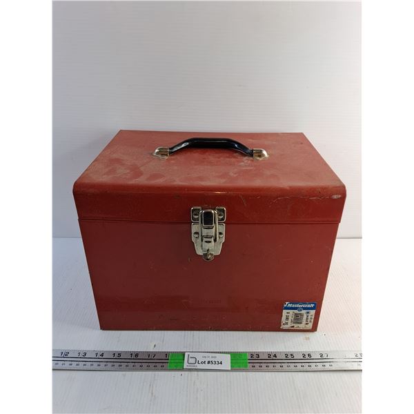 Mastercraft Metal Tool Box 10" x 13 1/2" x 10"