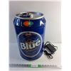 Image 1 : Labatt Blue Pilsner Mini Fridge - Tested, 18" x 11" x 11"