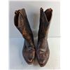 Image 2 : Cowboy Leather Boots - Size 12