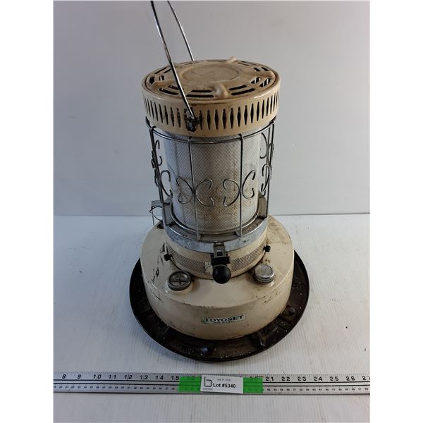 **Vintage Toyoset Kerosene Heater 17" x 14", Cannot Ship