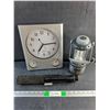 Image 1 : Quartz Wall Clock, Co Op Electric Camp Lantern and Zoom Spotting Scope