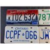 Image 2 : Various License Plates - Idaho, Saskatchewan, British Columbia and Ontario