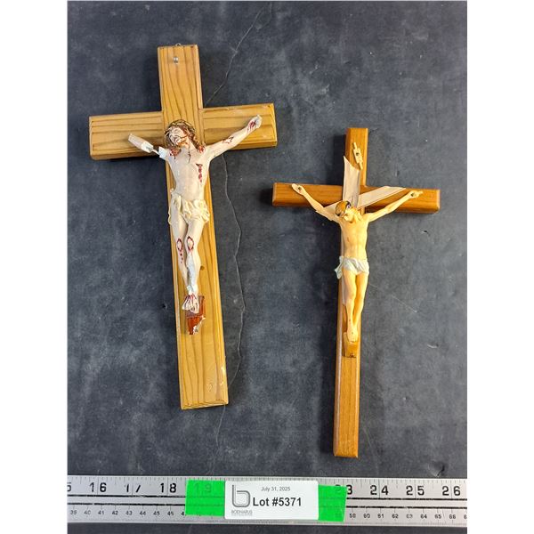 (2)  Wall Holy Crosses