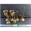 Image 1 : Brass Goblets and Candle Holders
