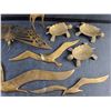 Image 5 : Brass Ash Trays, Giraffe & Mouse Desk Decor and Brass Wall Decor