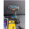 Image 2 : Bosch 18V Lithium Ion Cordless Drill - Tested, Garden Hoe, Phone Case, Charger and Grout Finisher