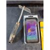 Image 4 : Bosch 18V Lithium Ion Cordless Drill - Tested, Garden Hoe, Phone Case, Charger and Grout Finisher