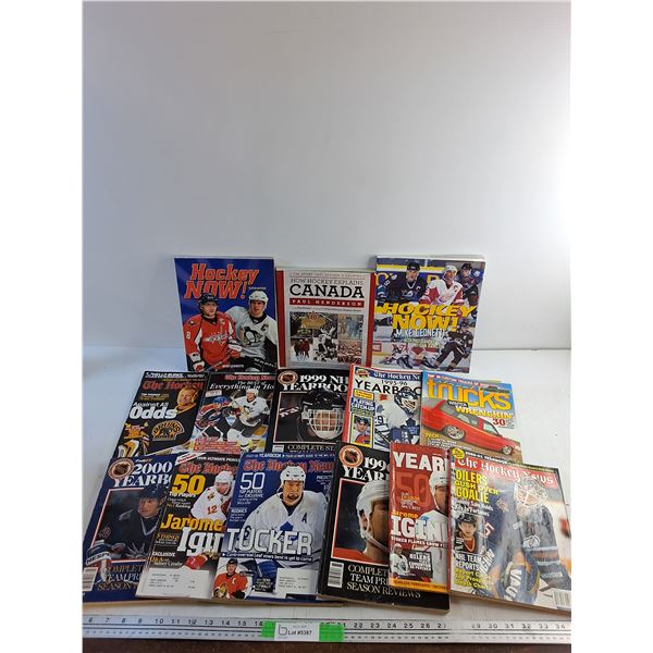 Various Hockey Magazines - The Hockey News,  1996 NHL Yearbook and Hockey Now