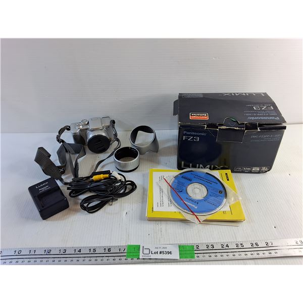 Panasonic FZ3 Lumix Digital Camera with Accessories - As Is