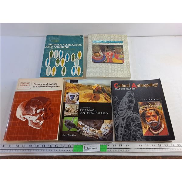 Books - Cultural Anthropology, Peoples of the Past and Present and Human Variation and Origins