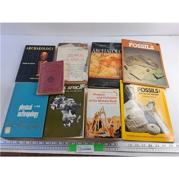 Various Books - Archaeology, Fossils and Physical Anthropology