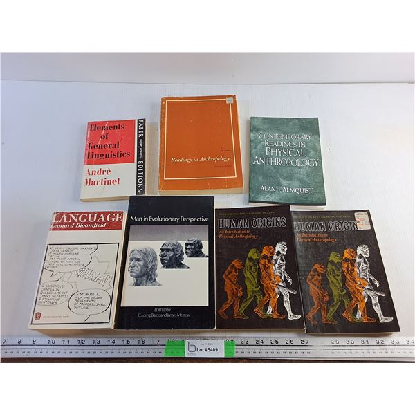 Various Books - Man in Evolutionary Perspective, Human Origins and General Linguistics