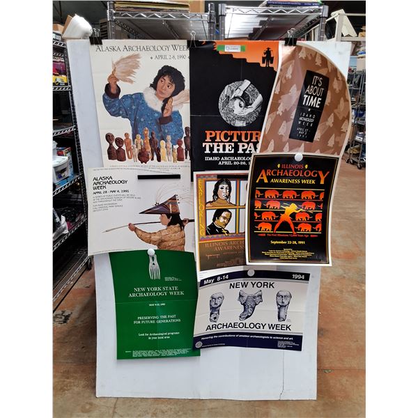 Various Archaeology Week Posters 21" x 17"