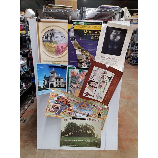 Various Archaeology Week Posters 22" x 15"
