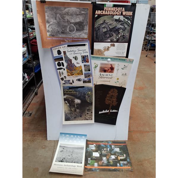 Various Archaeology Week Posters 24" x 18"