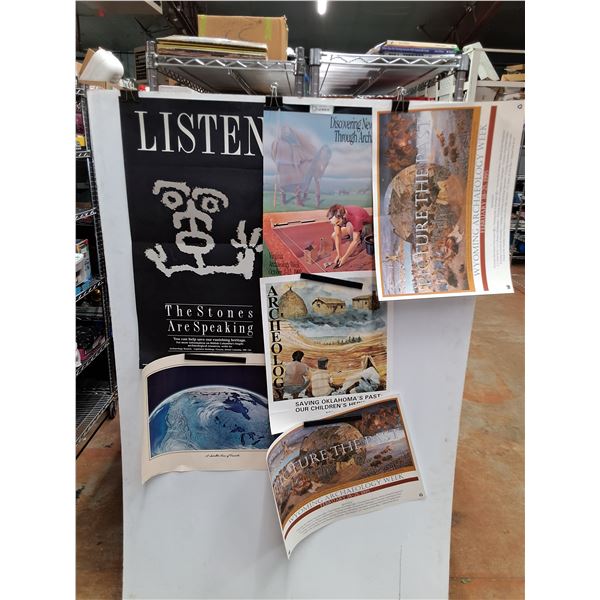Various Archaeology Week Posters 23" x 17"