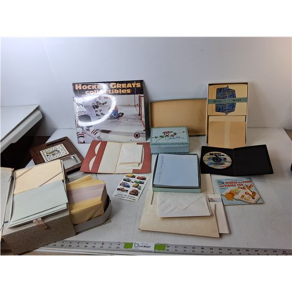 Envelopes, Martin & Lewis DVD, 1997 Hockey Calendar, Misc.