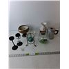 Image 1 : Ceramic Vase, (3) Candleholders, Coffee Percolator, Misc.
