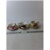 Image 1 : Fine China/Porcelain Dish Lot- (3) Cups, (3) Plates