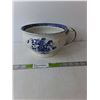 Image 1 : Ceramic Flowered Chamber Pot 9" Diameter