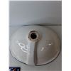 Image 3 : Painted Ceramic Sink 17.25" x 14" & (9) 4" Tile Decorations