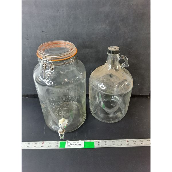 Glass Jug & Drink Dispenser Up to 12" Tall