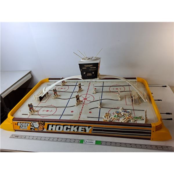 Bobby Orr Tabletop Hockey Game- As Is 37" x 23", Cannot Ship