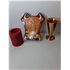 Image 3 : (5) Bibles, Campbell's Shortbread Tin, Decorative Goblet, McDonald's Koozie