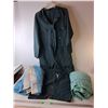 Image 1 : Work Coveralls- 44, Some Rips & (2) Throw Blankets, Some Staining