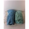 Image 4 : Work Coveralls- 44, Some Rips & (2) Throw Blankets, Some Staining