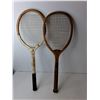 Image 2 : (2) Vintage Tennis Raquets & (2) Baseball Bats