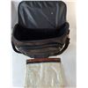 Image 2 : (2) Bags & Child's Calgary Flames Rolling Suitcase 16" x 12"