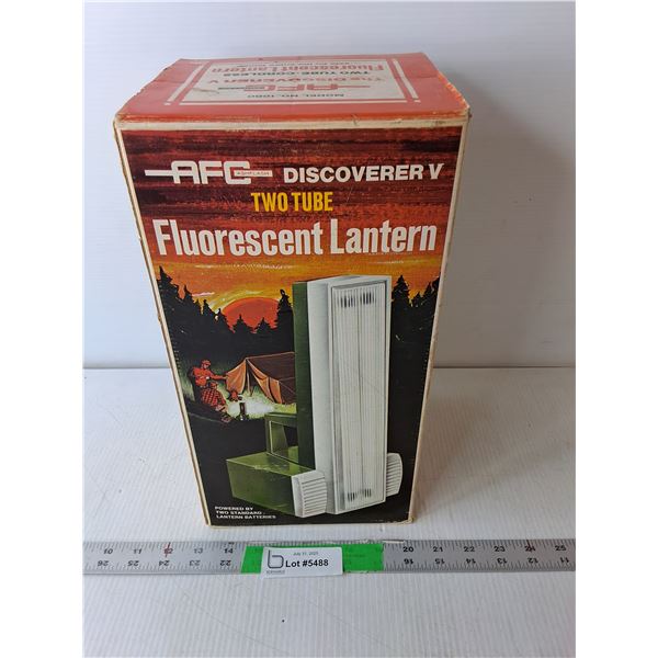 Vintage AFC Fluorescent Lantern- As Is