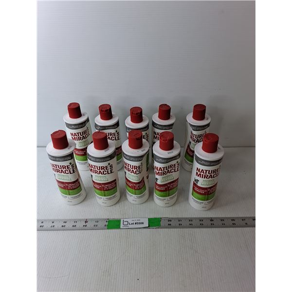 (10) Bottles of Nature's Miracle Stain & Odour Remover, Appear Sealed