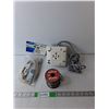 Image 1 : Roll of Solder Wire, Leviton Grounding Receptacle & HP Cable