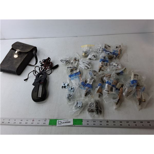 Amprobe Ammeter- Untested & Drawer Handles, Screws, Bracket