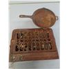 Image 2 : Antique Frying Pan & (3) Vent Covers Up to 16.5" Long