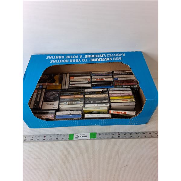 Lot of Cassette Tapes- Ray Charles, Anne Murray, Emmylou Harris, Misc.