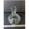 Image 1 : Clear Glass Carafe 10" Tall