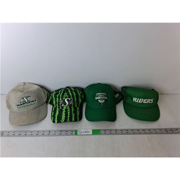 (4) Sask. Roughrider Hats