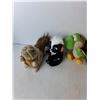 Image 3 : (7) Animal Stuffies- Yoshi, Sonic the Hedgehog, Ty Beanie, Misc.