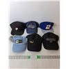 Image 1 : (6) Hats- Original 16, 92.9 The Bull, Bronco, Misc.