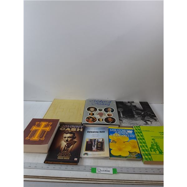 (8) Variety Of Books