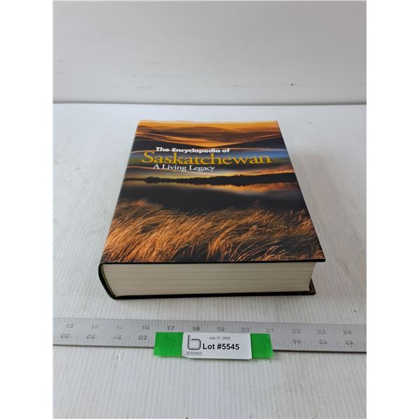 Encyclopedia Of Saskatchewan- 9" x 11"- Hardcover