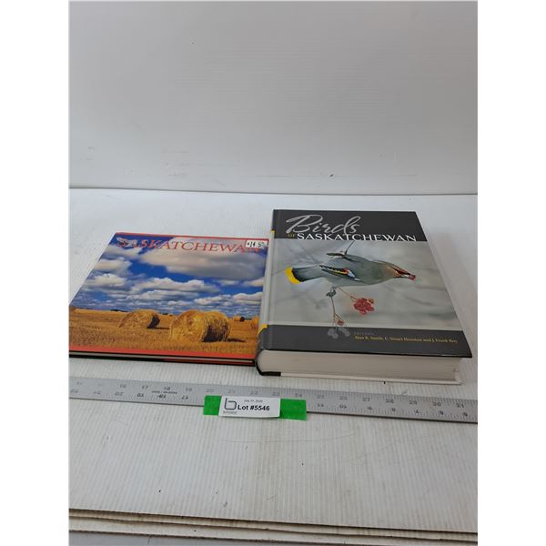 (2) Books- Saskatchewan & Birds Of Saskatchewan- Hardcover
