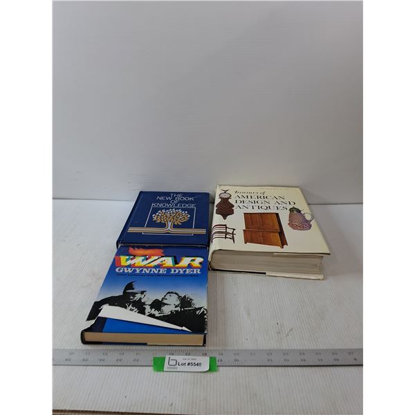 (3) Variety Of Books- Hardcover