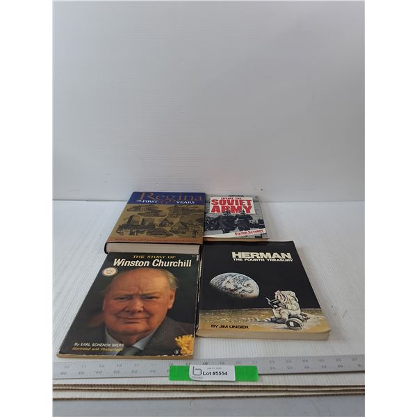 (4) Variety Of Books- Hardcover