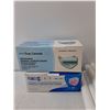 Image 2 : (2) Boxes Of Masks & White Plastic Corner Shelf